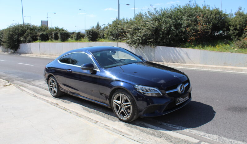 MERCEDES C 200 COUPE 1.5 198HP HYBRID ΔΕΡΜΑ NAVI AYTOMATO CAMERA 18”AMG full