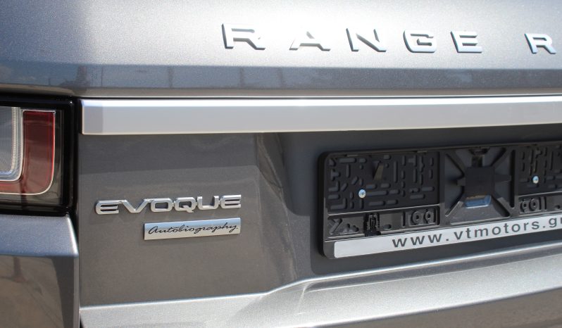 RANGE ROVER EVOQUE 2.0 180HP AUTOBIOGRAPHY PANORAMA AWD 20” full